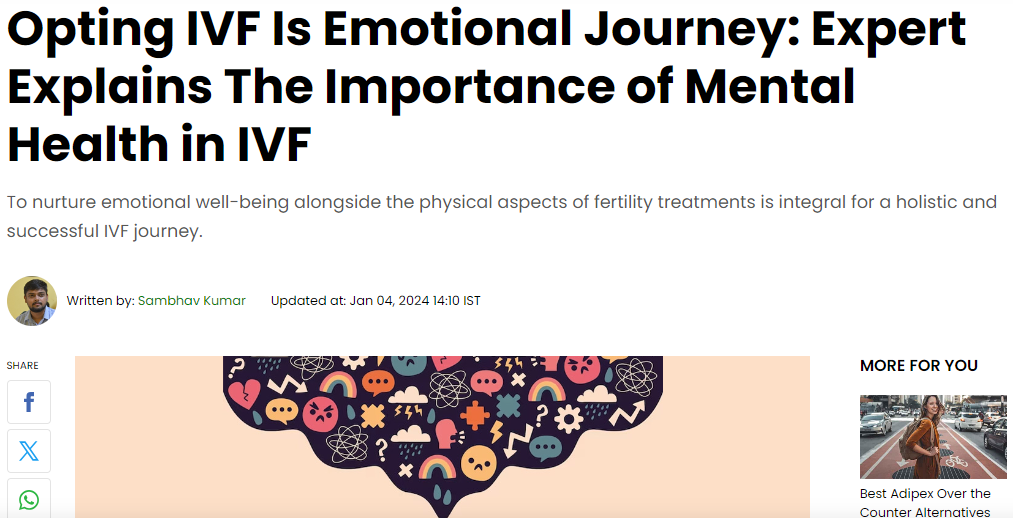 Opting IVF Is Emotional Journey