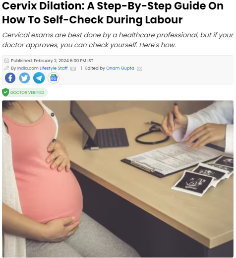 A Step-By-Step Guide On How To Self-Check During Labour