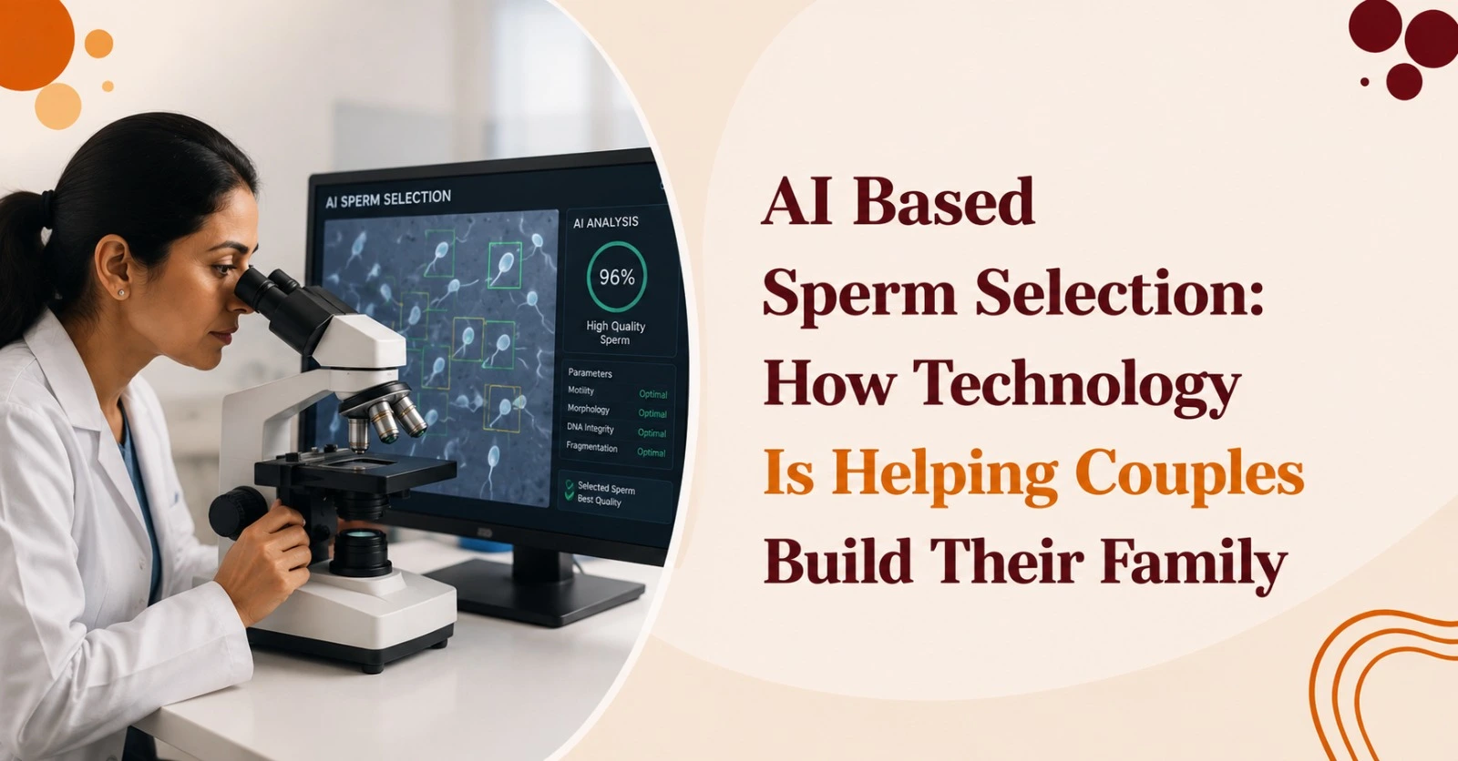 AI Based Sperm Selection helping embryologists identify healthy sperm for IVF treatment