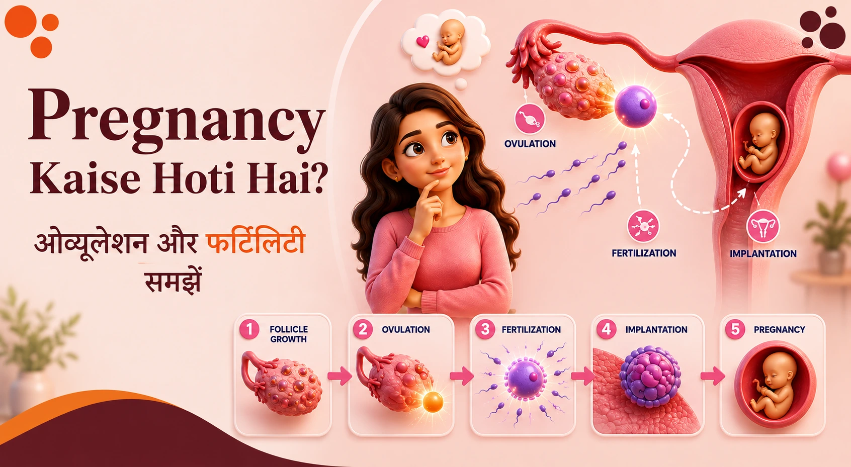 pregnancy kaise hoti hai ovulation aur fertility samjhein hindi guide Risaa IVF Karnal