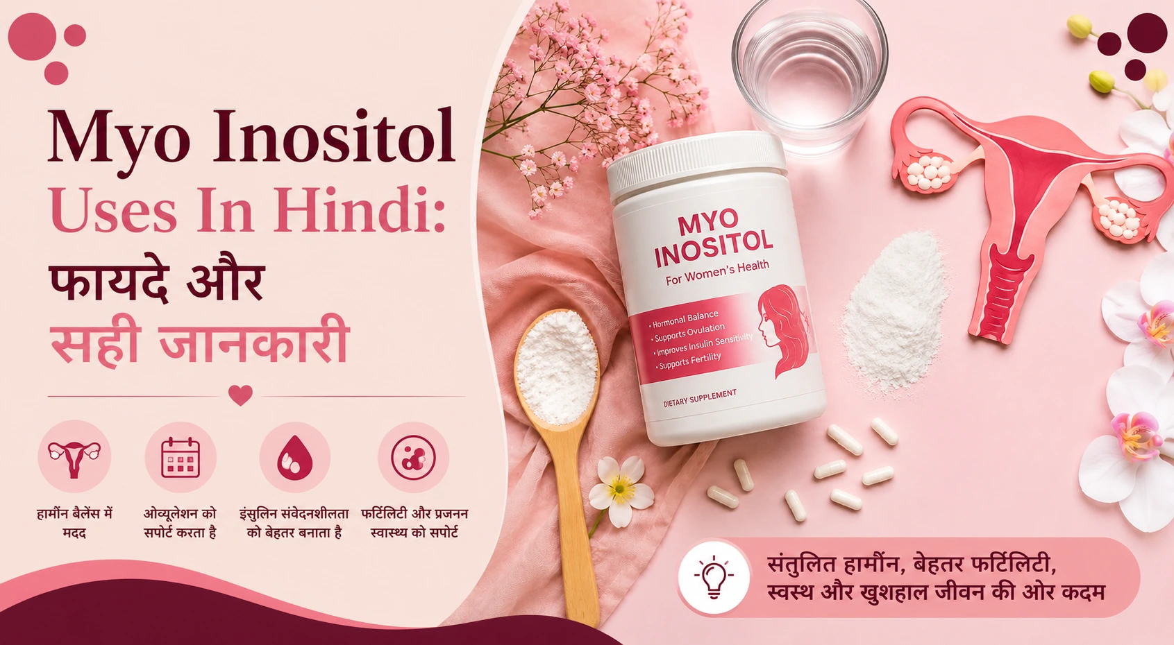 myo inositol uses in hindi fayde aur sahi jankari PCOD fertility Risaa IVF Delhi