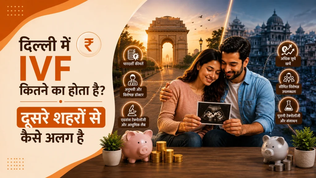delhi mein IVF kitne ka hota hai doosre shahron se kaise alag hai hindi Risaa IVF