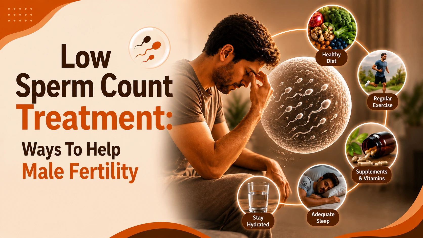 low sperm count treatment ways to help male fertility complete guide Risaa IVF Bulandshahr