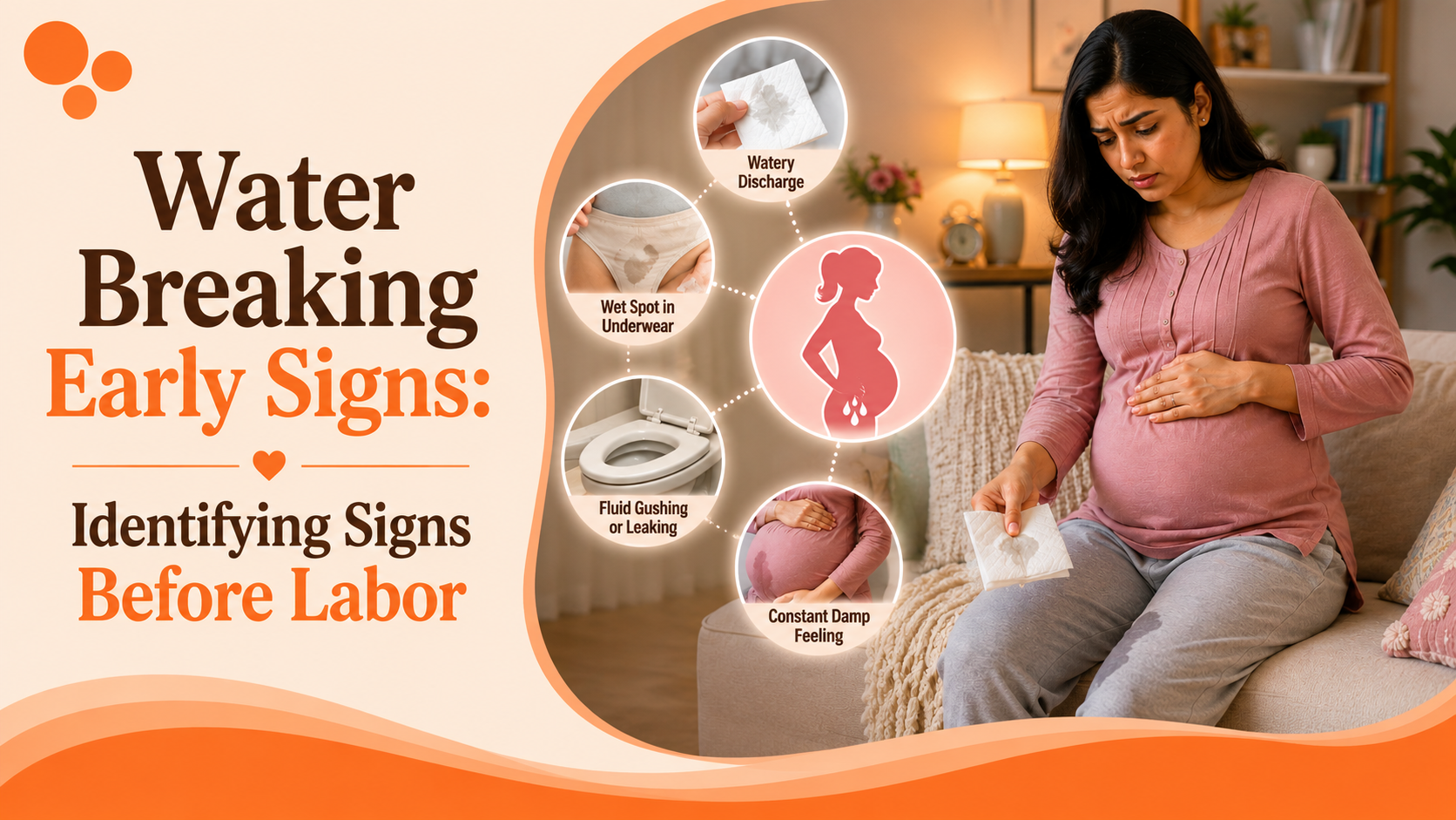 water breaking early signs identifying signs before labor complete guide Risaa IVF Pilibhit
