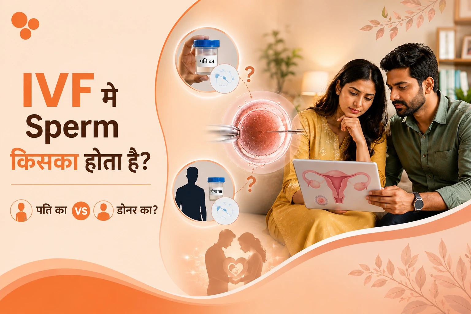 IVF me sperm kiska hota hai pati ka ya donor ka hindi guide Risaa IVF Pilibhit