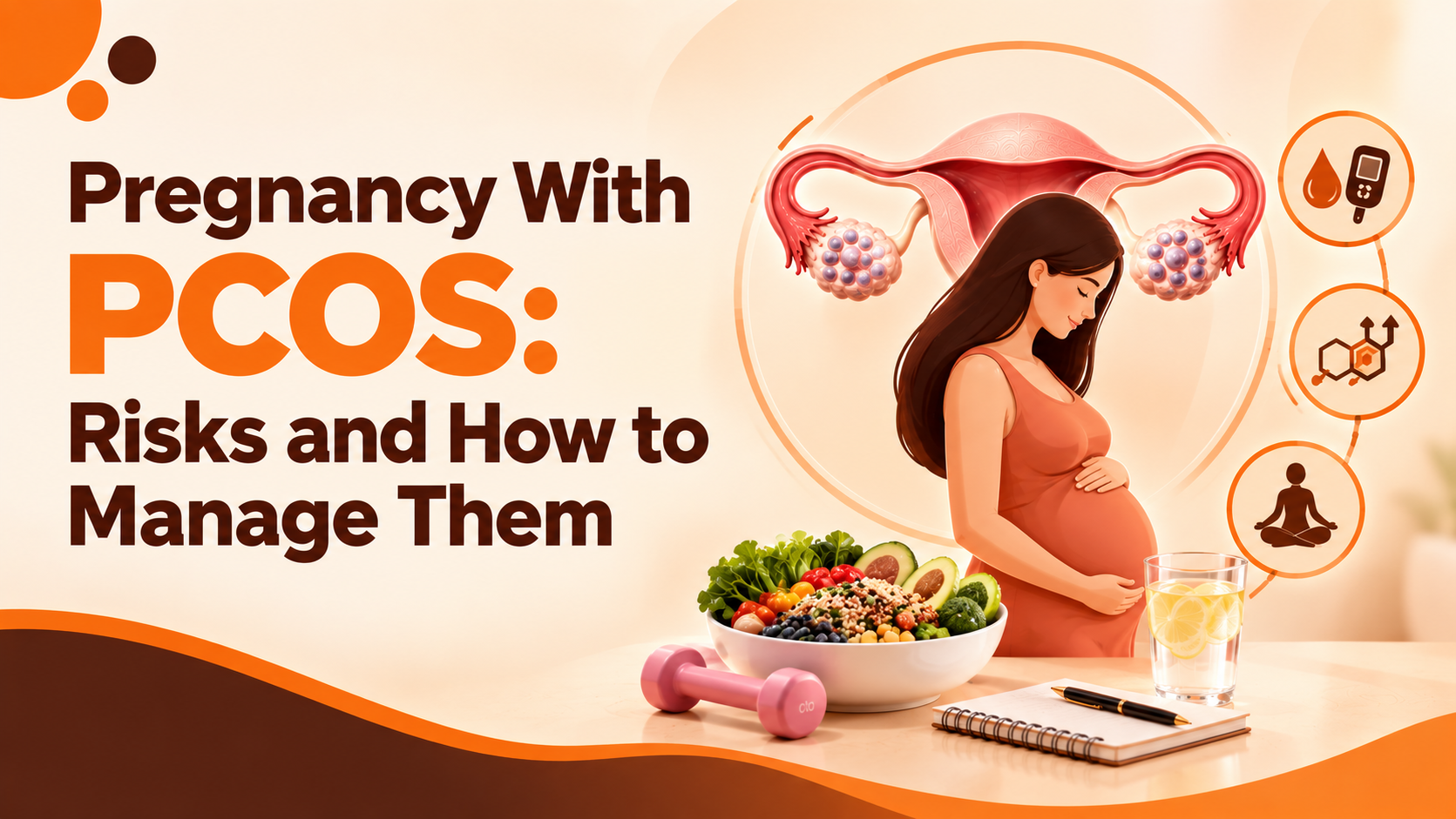 pregnancy with PCOS risks and how to manage them complete guide Risaa IVF Karnal
