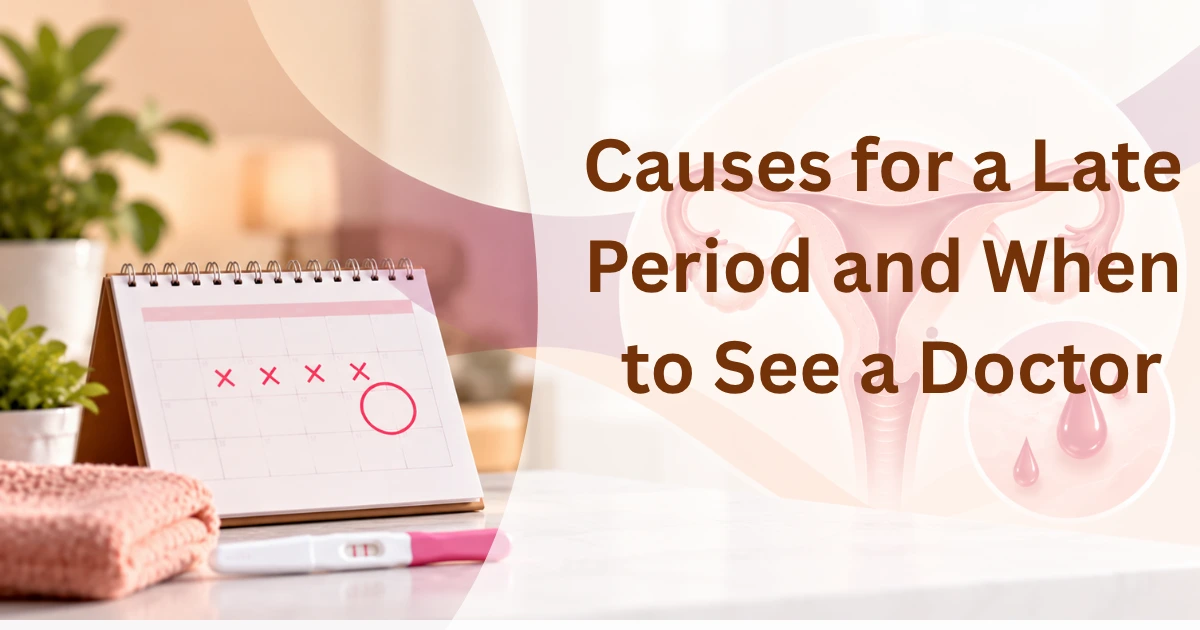 causes for a late period when to see a doctor guide Risaa IVF Dehradun